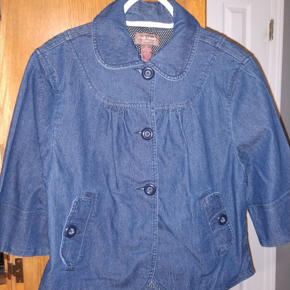 Duck head denim jacket
